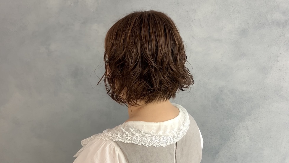 ミニボブ&パーマの復活の仕方