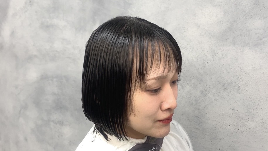 細毛ボブからショート(ベース)