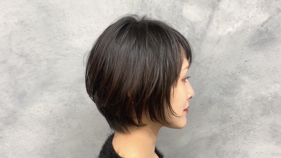 細毛ボブからショート(ドライ)