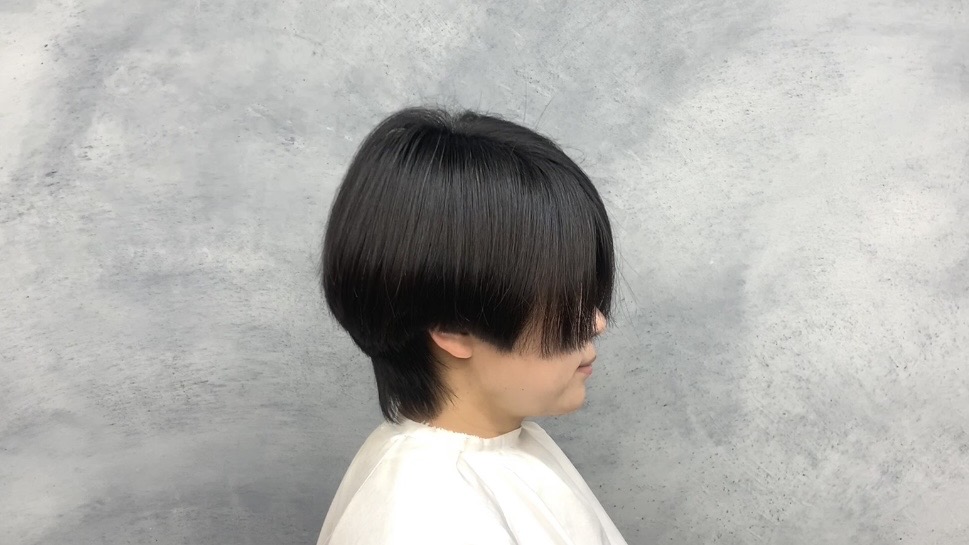 ハンサムショート&襟足ウッキー(ドライ)